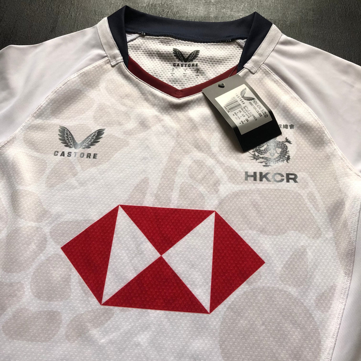 Hong Kong National Rugby Sevens Team Jersey 2025 Away Player Fit Small BNWT Underdog Rugby - The Tier 2 Rugby Shop 
