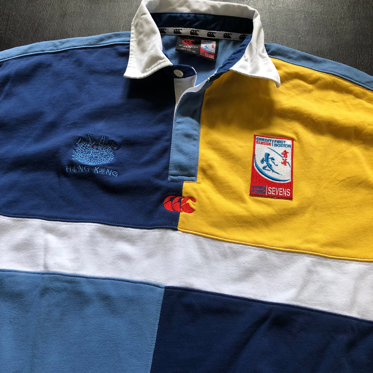 Hong Kong National Rugby Sevens Team Supporter Jersey 1999/2000 Large Underdog Rugby - The Tier 2 Rugby Shop 