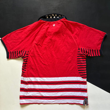 Hong Kong National Rugby Sevens Team Supporters Jersey 2017 Away XL Underdog Rugby - The Tier 2 Rugby Shop 