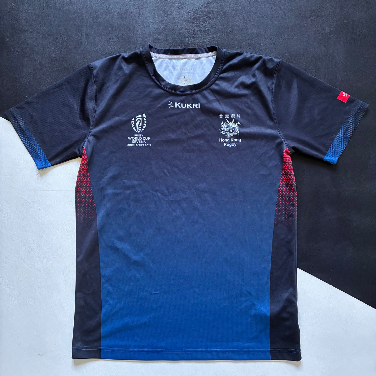 Hong Kong National Rugby Sevens Team Training Jersey 2022 World Cup Medium Underdog Rugby - The Tier 2 Rugby Shop 