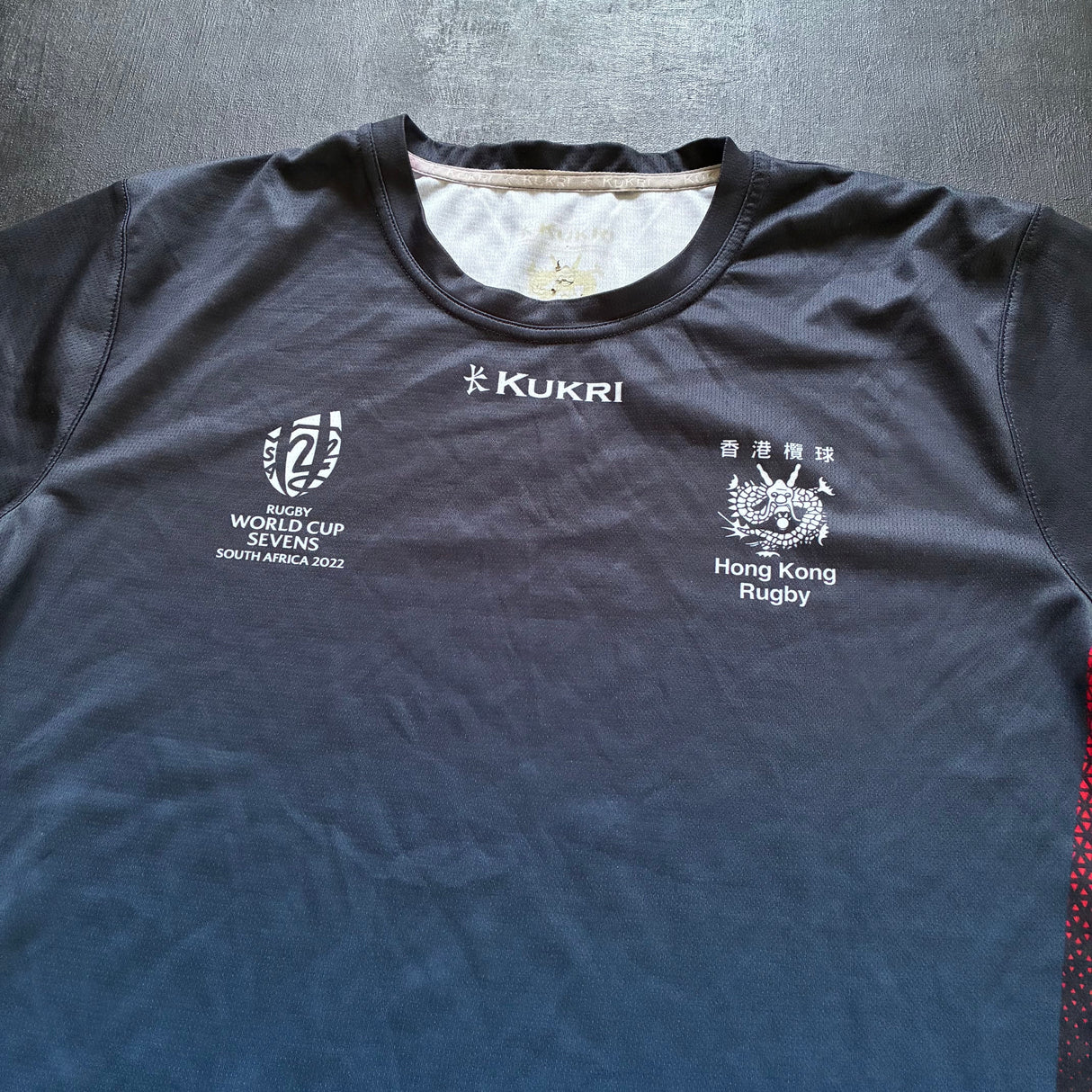 Hong Kong National Rugby Sevens Team Training Jersey 2022 World Cup Medium Underdog Rugby - The Tier 2 Rugby Shop 