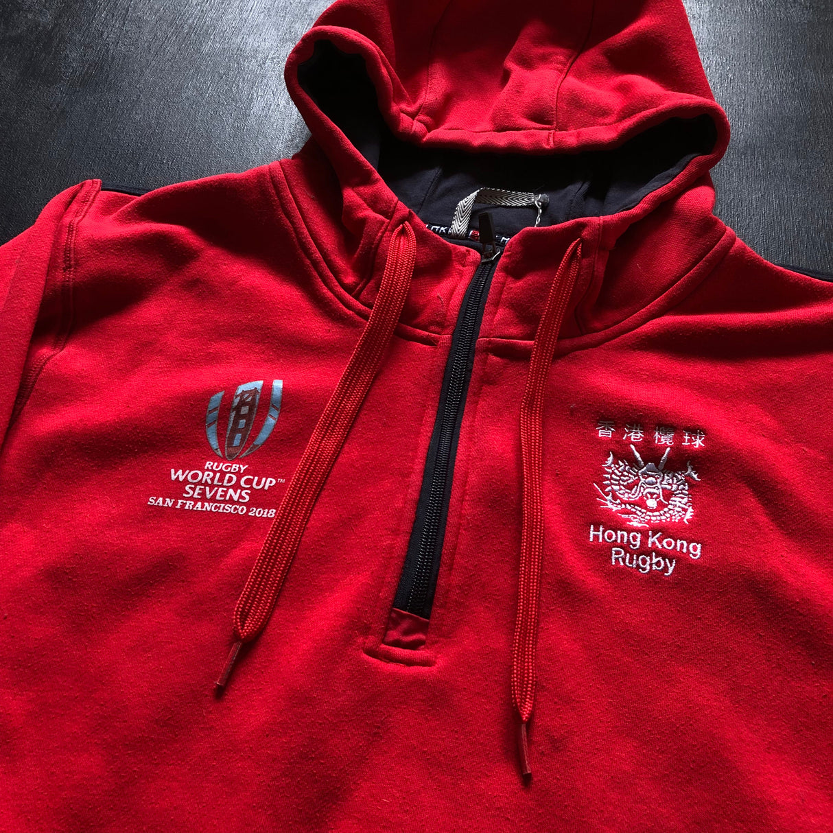 Hong Kong National Rugby Team Hoodie Medium Underdog Rugby - The Tier 2 Rugby Shop 