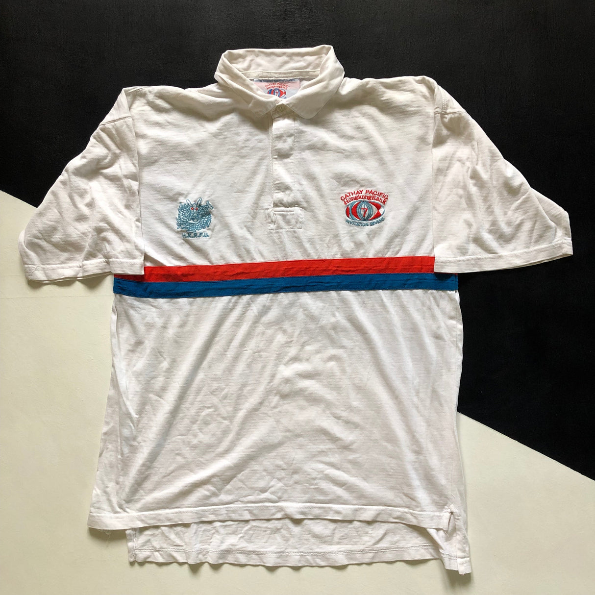 Hong Kong National Rugby Team Jersey 1980's Large Underdog Rugby - The Tier 2 Rugby Shop 