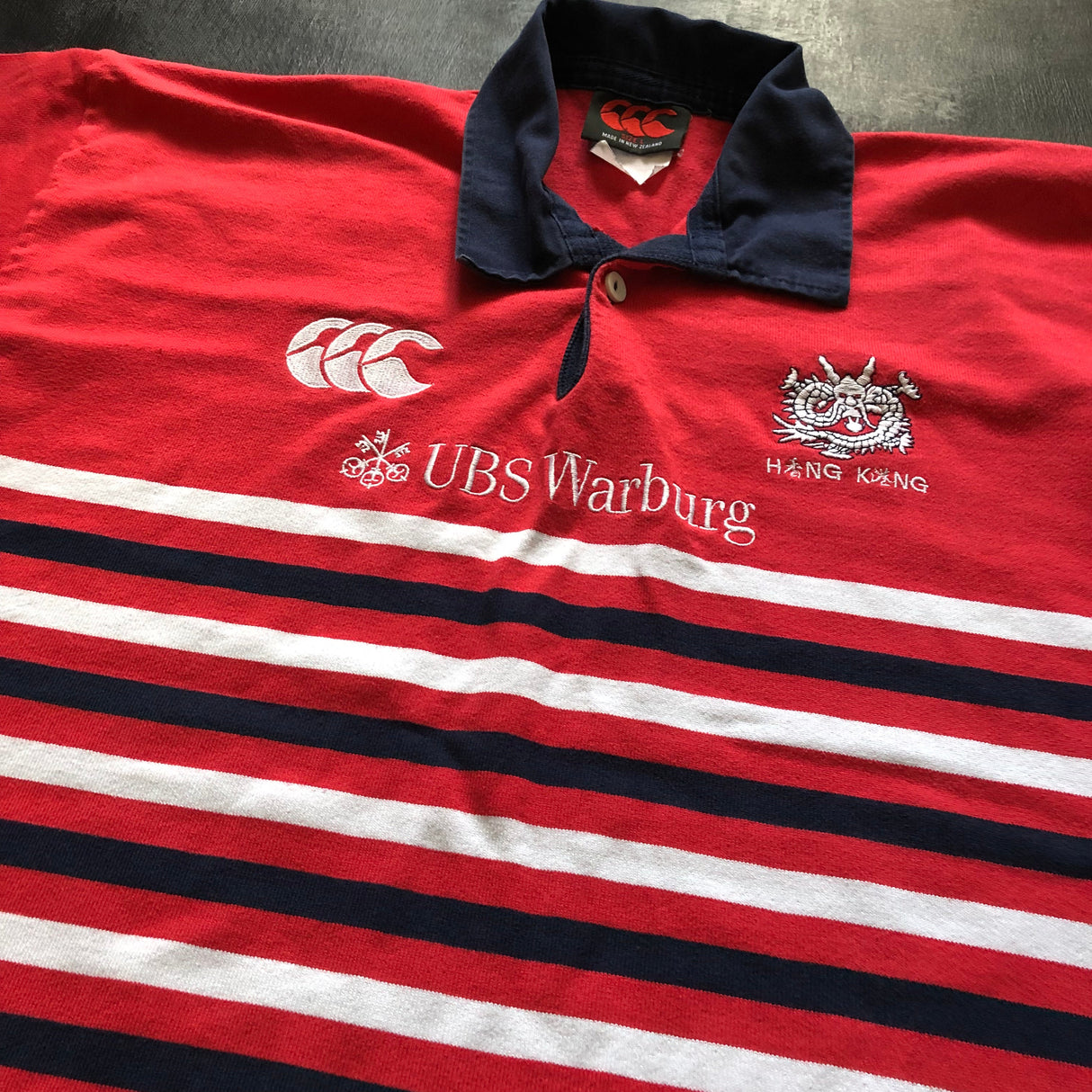 Hong Kong National Rugby Team Jersey 1997 Away Large Underdog Rugby - The Tier 2 Rugby Shop 