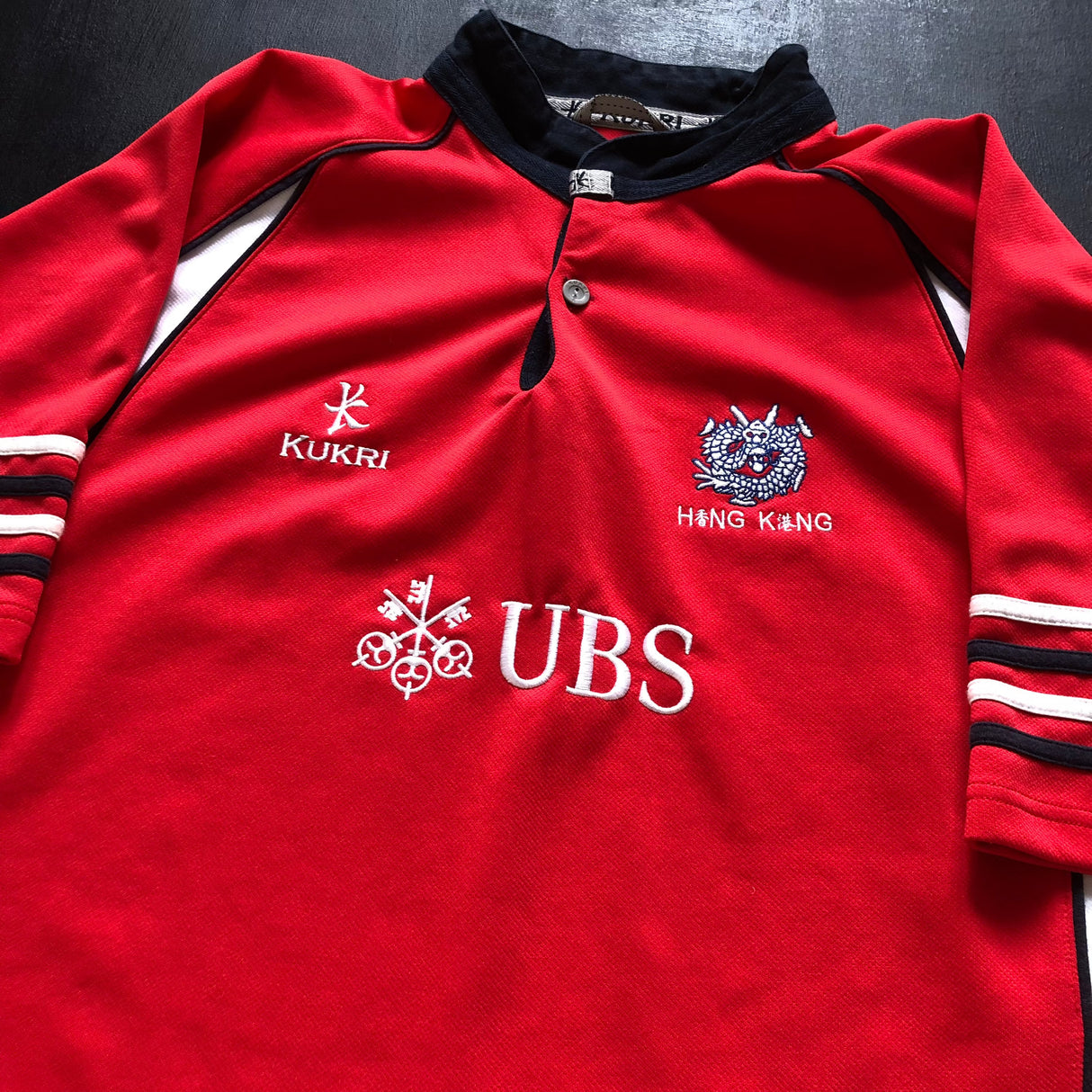 Hong Kong National Rugby Team Jersey 2006/08 Away 2XL Underdog Rugby - The Tier 2 Rugby Shop 