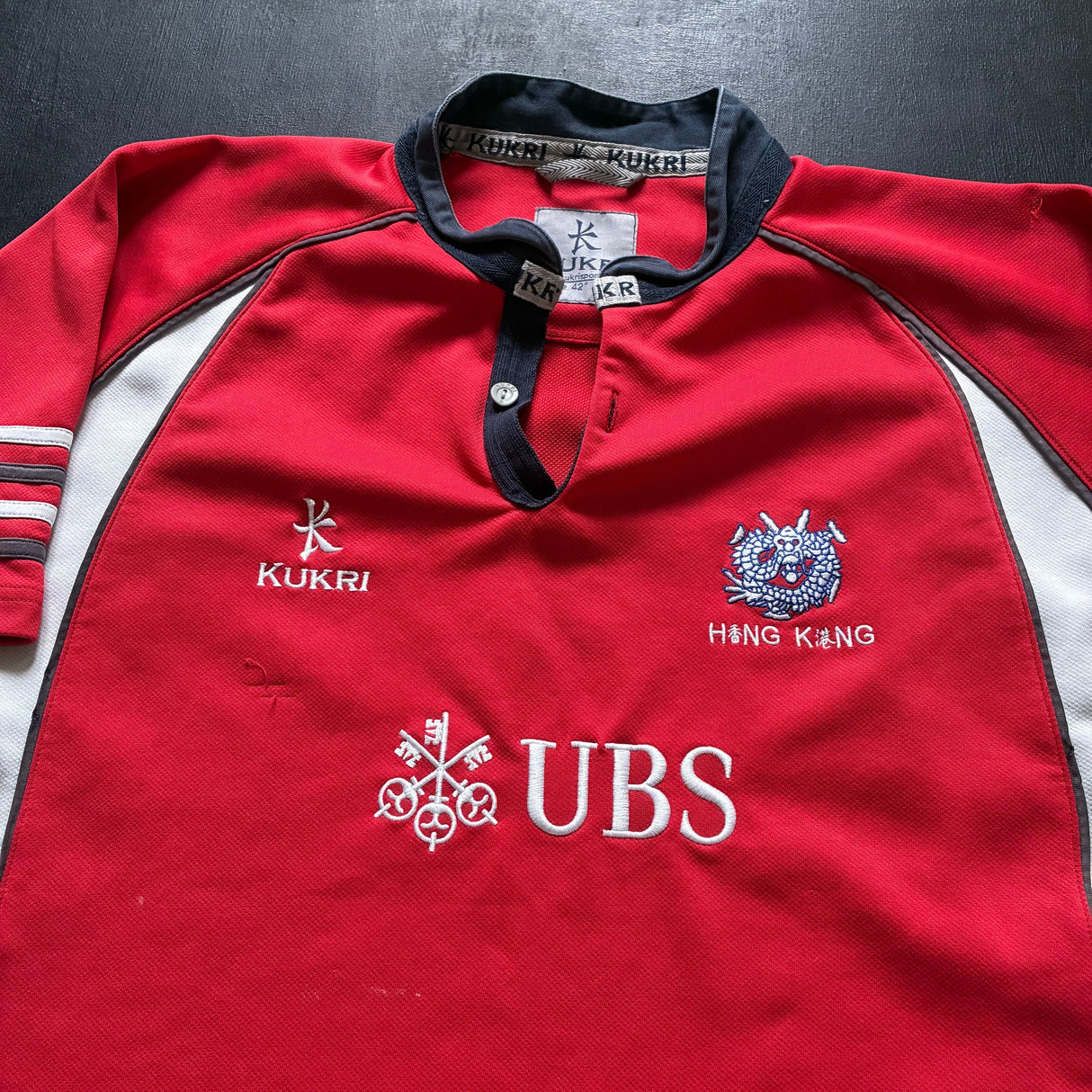 Hong Kong National Rugby Team Jersey 2006/08 Away Large Underdog Rugby - The Tier 2 Rugby Shop 