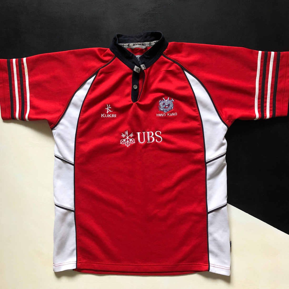 Hong Kong National Rugby Team Jersey 2006/08 Away Large Underdog Rugby - The Tier 2 Rugby Shop 