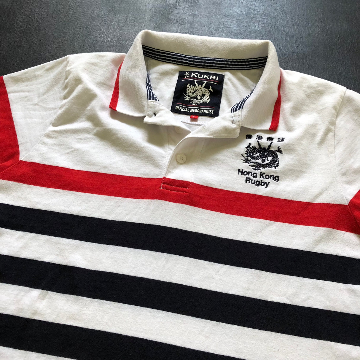 Hong Kong National Rugby Team Polo Medium Underdog Rugby - The Tier 2 Rugby Shop 