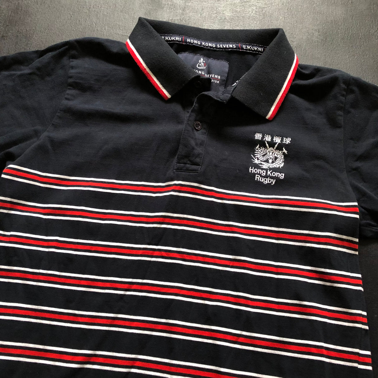 Hong Kong National Rugby Team Polo Medium Underdog Rugby - The Tier 2 Rugby Shop 