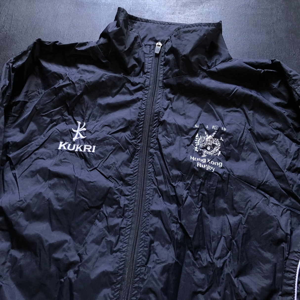 Hong Kong National Rugby Team Rain Jacket Large Underdog Rugby - The Tier 2 Rugby Shop 