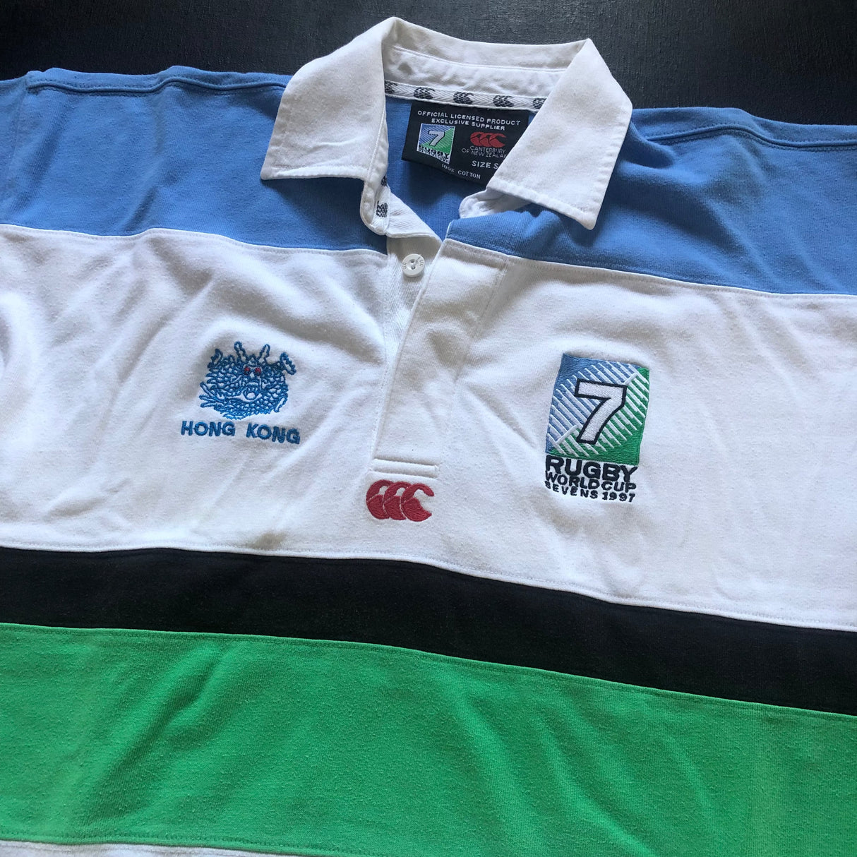 Hong Kong National Rugby Team Supporters Jersey 1997 Small Underdog Rugby - The Tier 2 Rugby Shop 