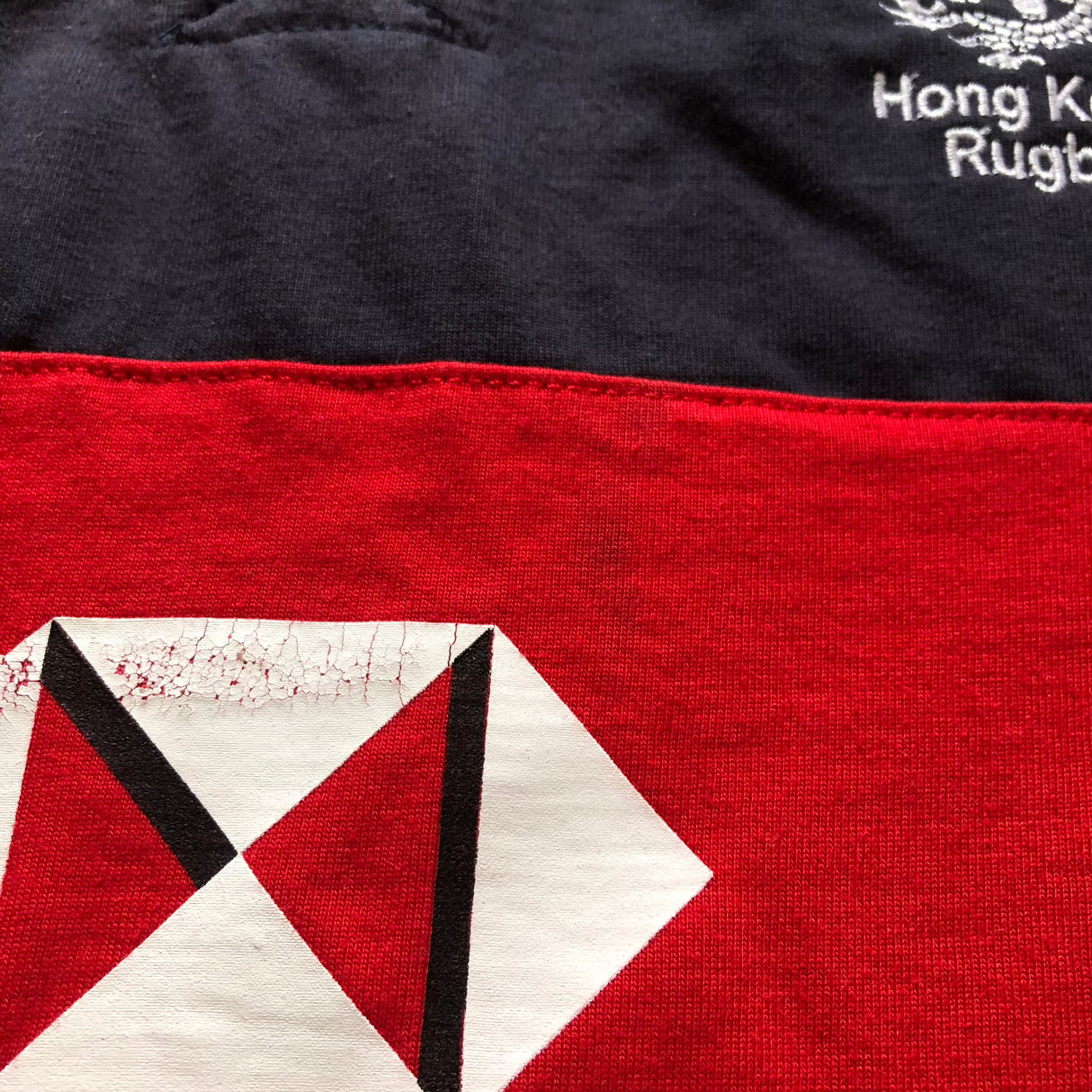 Hong Kong National Rugby Team Supporters Jersey 2014 Away 3XL Underdog Rugby - The Tier 2 Rugby Shop 
