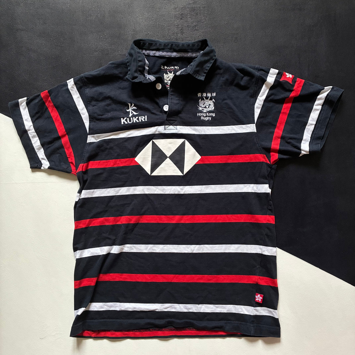 Hong Kong National Rugby Team Supporters Jersey 2021 Large Underdog Rugby - The Tier 2 Rugby Shop 