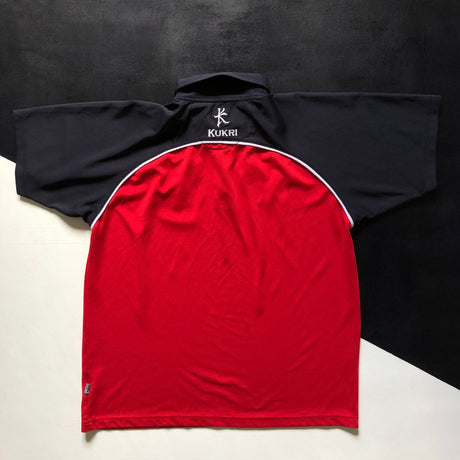 Hong Kong National Rugby Team Training Polo Large Underdog Rugby - The Tier 2 Rugby Shop 