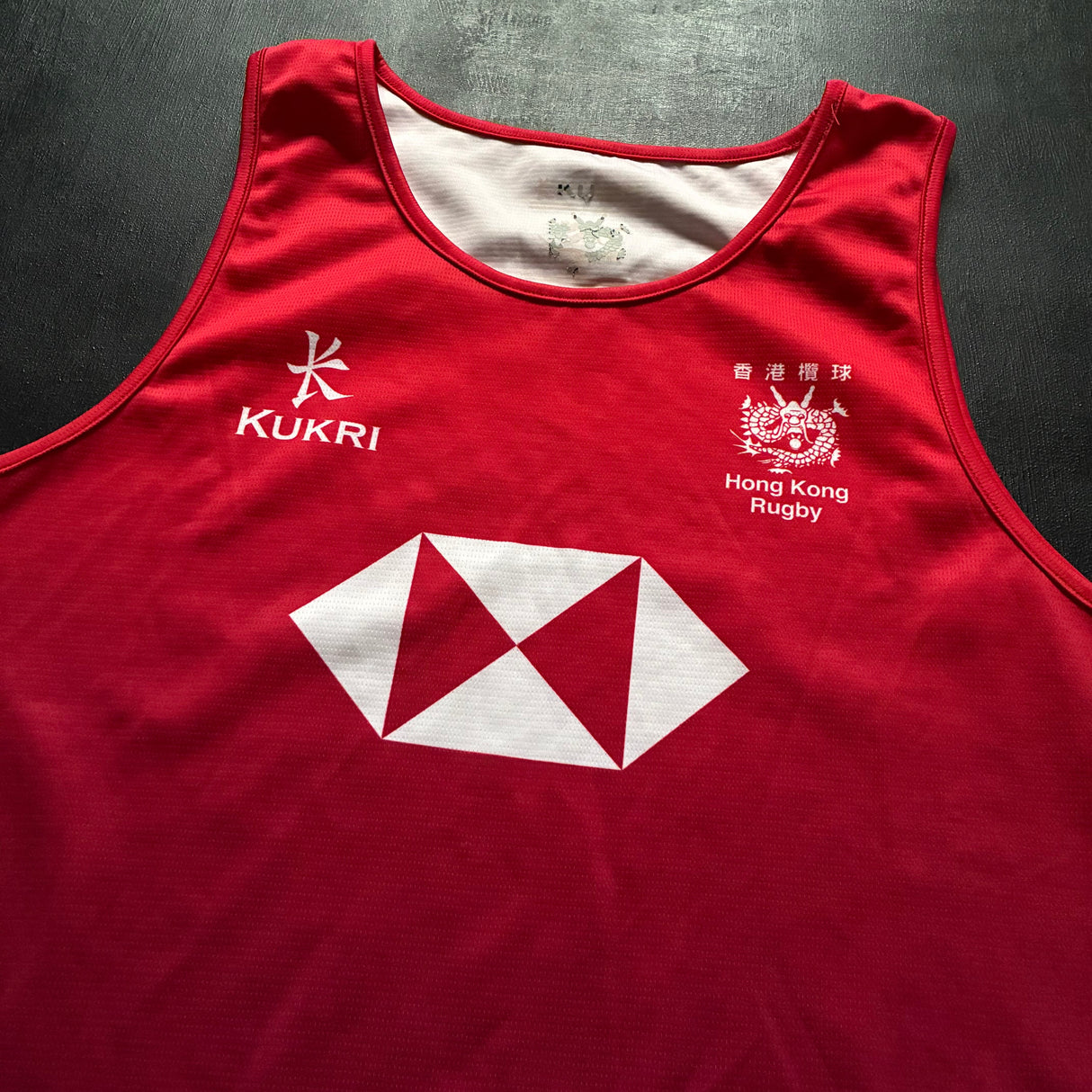 Hong Kong National Rugby Team Training Vest XL Underdog Rugby - The Tier 2 Rugby Shop 