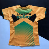 Jamaica National Rugby Sevens Team Jersey 2022 Commonwealth Games Large Underdog Rugby - The Tier 2 Rugby Shop 