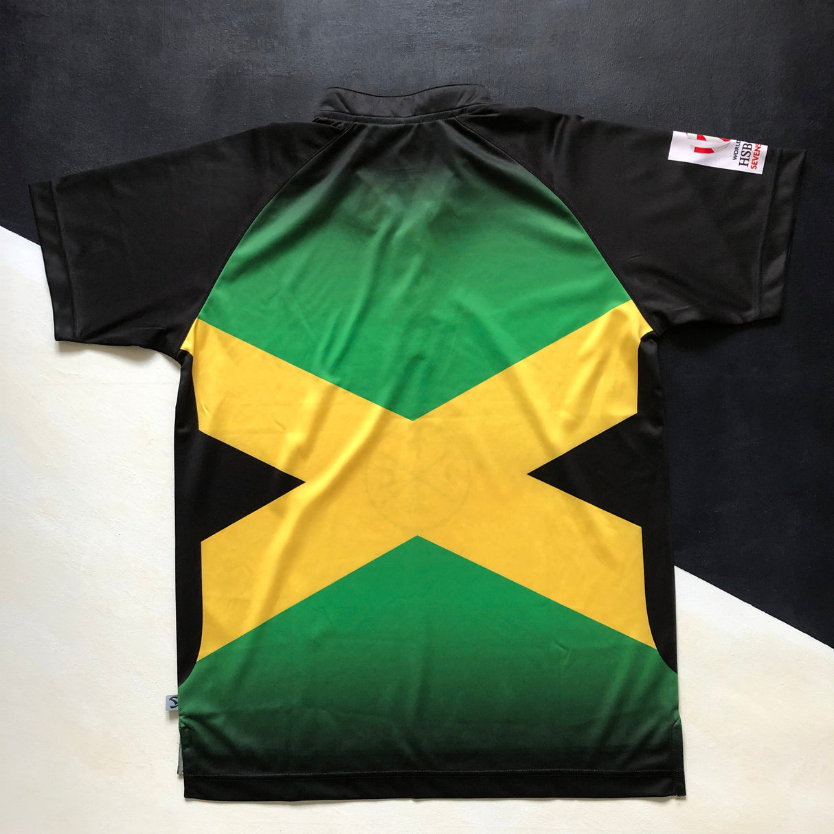 Jamaica National Rugby Team Training Polo Small Underdog Rugby - The Tier 2 Rugby Shop 