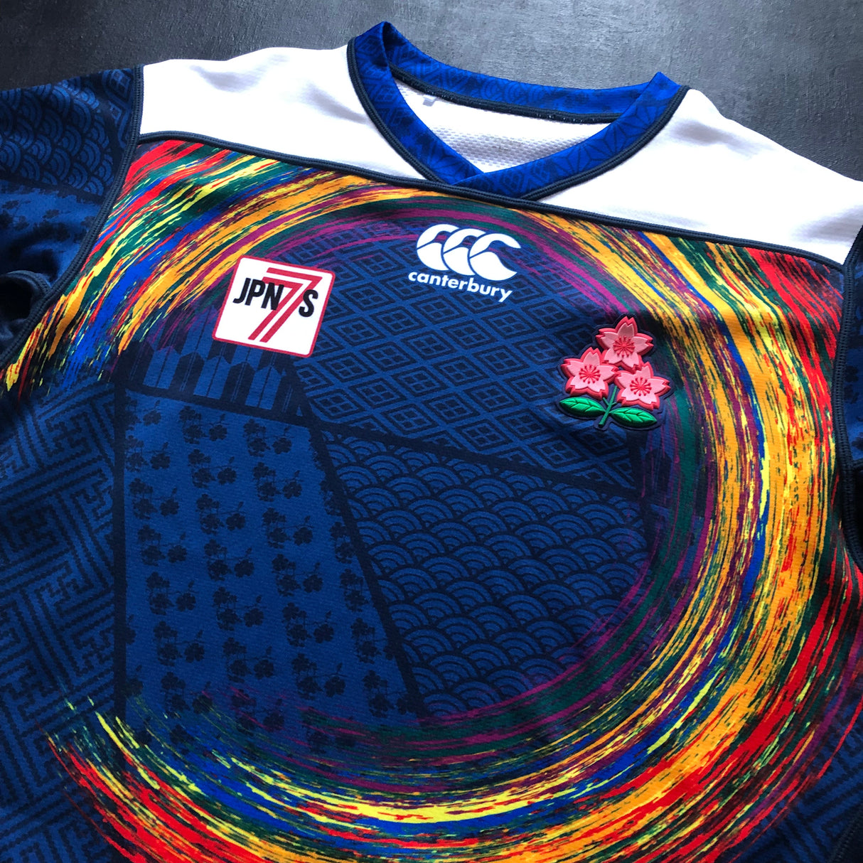 Japan National Rugby Sevens Team Jersey 2022 Away Large Underdog Rugby - The Tier 2 Rugby Shop 