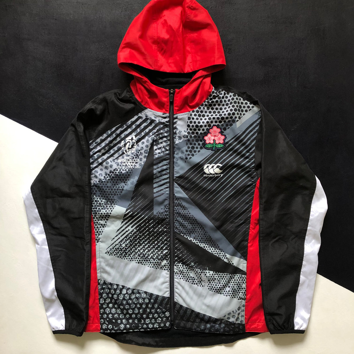 Japan National Rugby Sevens Team Training Jacket 2022 Sevens World Cup Medium Underdog Rugby - The Tier 2 Rugby Shop 