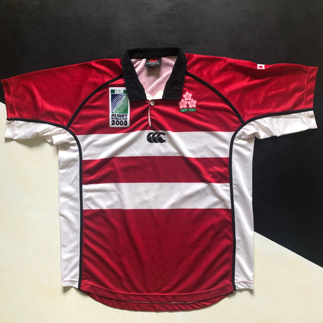 Japan National Rugby Team Jersey 2003 Rugby World Cup Medium Underdog Rugby - The Tier 2 Rugby Shop 