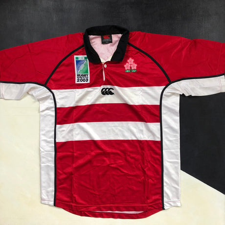 Japan National Rugby Team Jersey 2003 Rugby World Cup XL Underdog Rugby - The Tier 2 Rugby Shop 