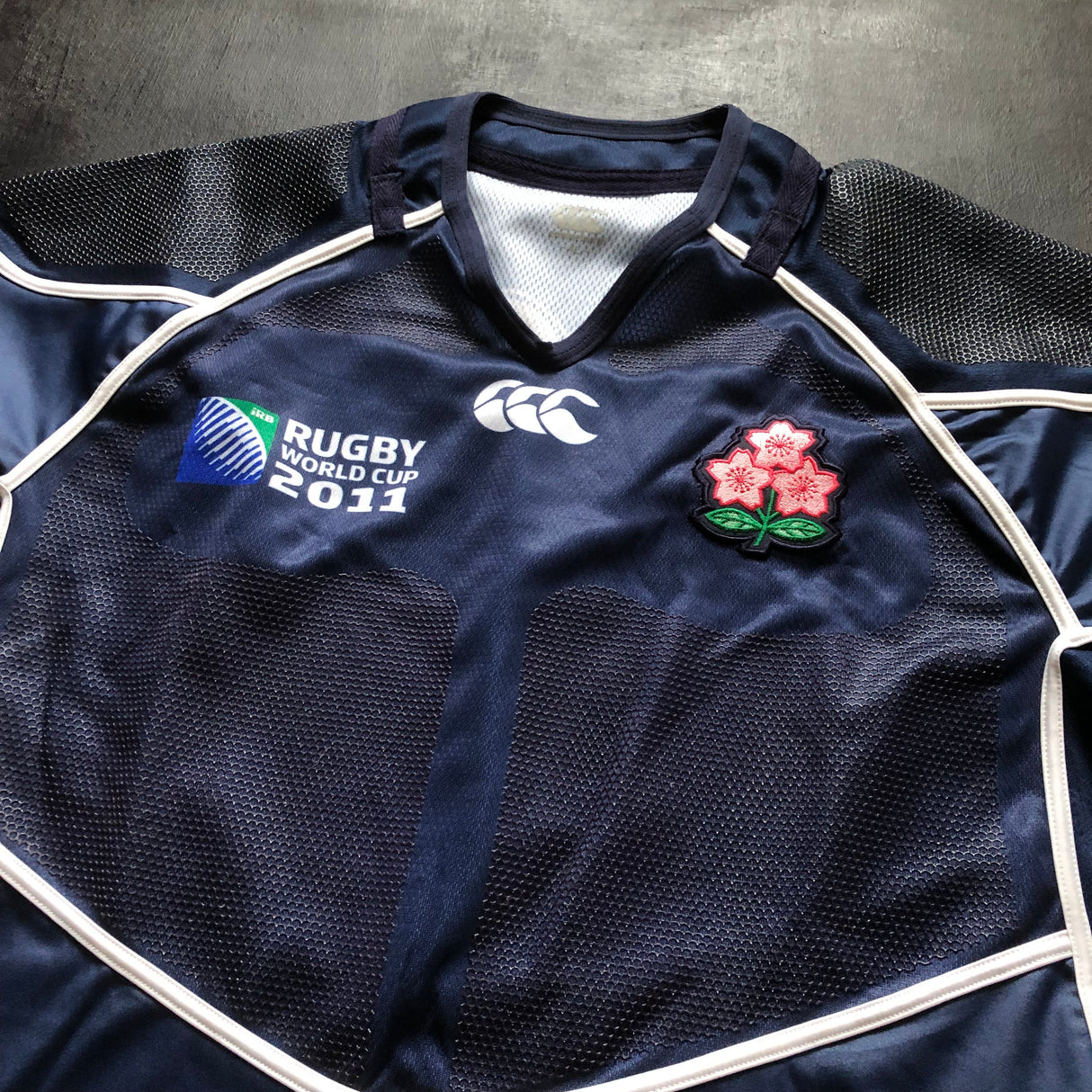 Japan National Rugby Team Jersey 2011 Rugby World Cup Away Player Issue 4L Underdog Rugby - The Tier 2 Rugby Shop 