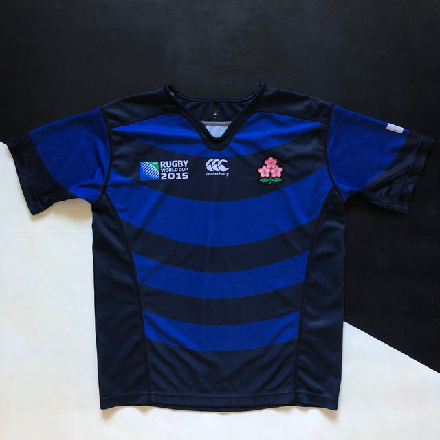 Japan National Rugby Team Jersey 2015 Rugby World Cup Away Large Underdog Rugby - The Tier 2 Rugby Shop 