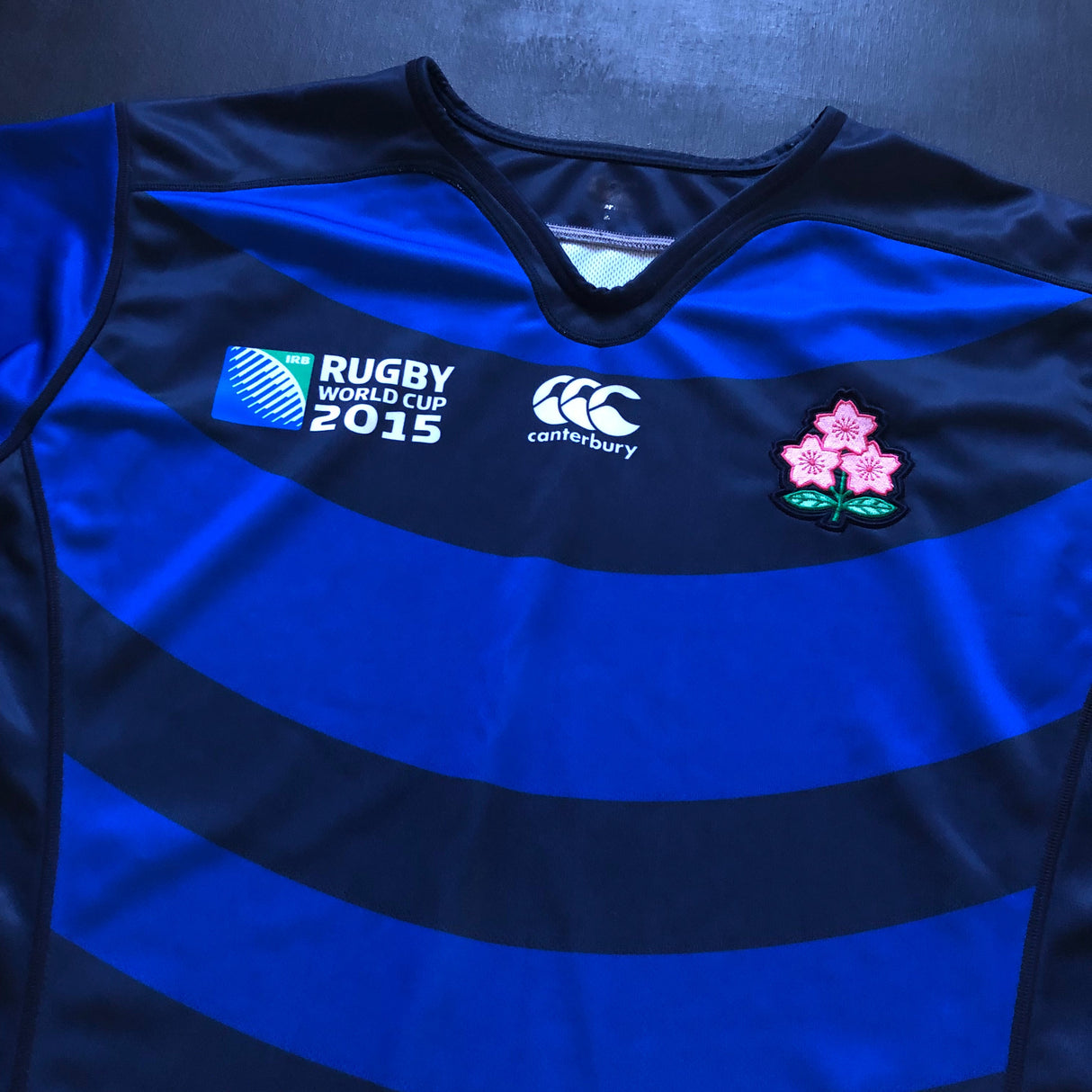 Japan National Rugby Team Jersey 2015 Rugby World Cup Away Large Underdog Rugby - The Tier 2 Rugby Shop 