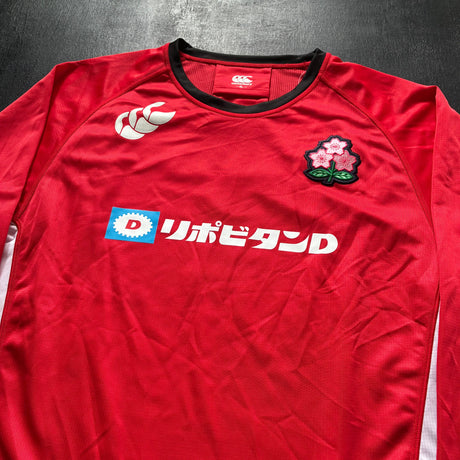 Japan National Rugby Team Long Sleeve Training Tee Underdog Rugby - The Tier 2 Rugby Shop 