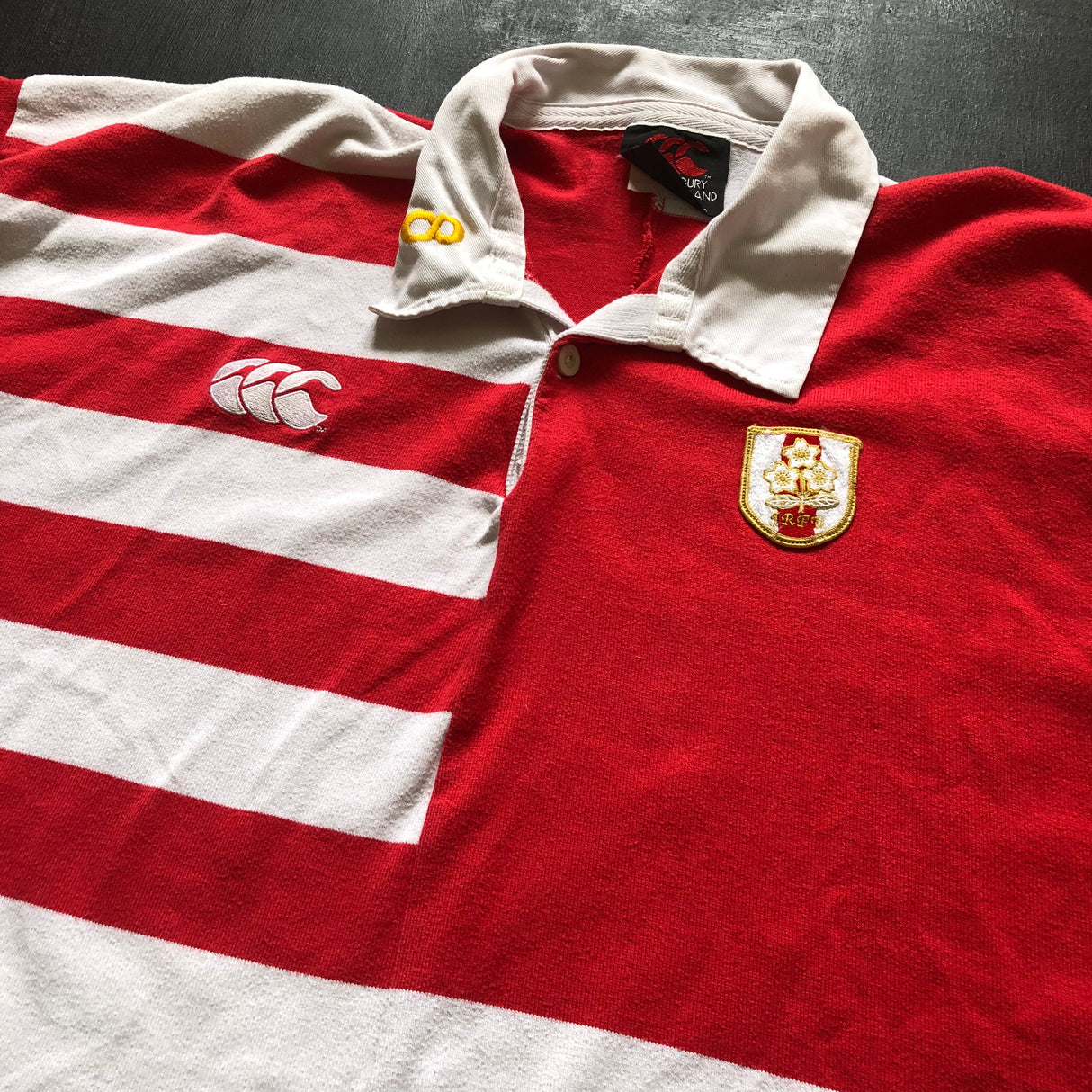 Japan National Rugby Team Training Jersey 1999 Player Worn 2XL Underdog Rugby - The Tier 2 Rugby Shop 