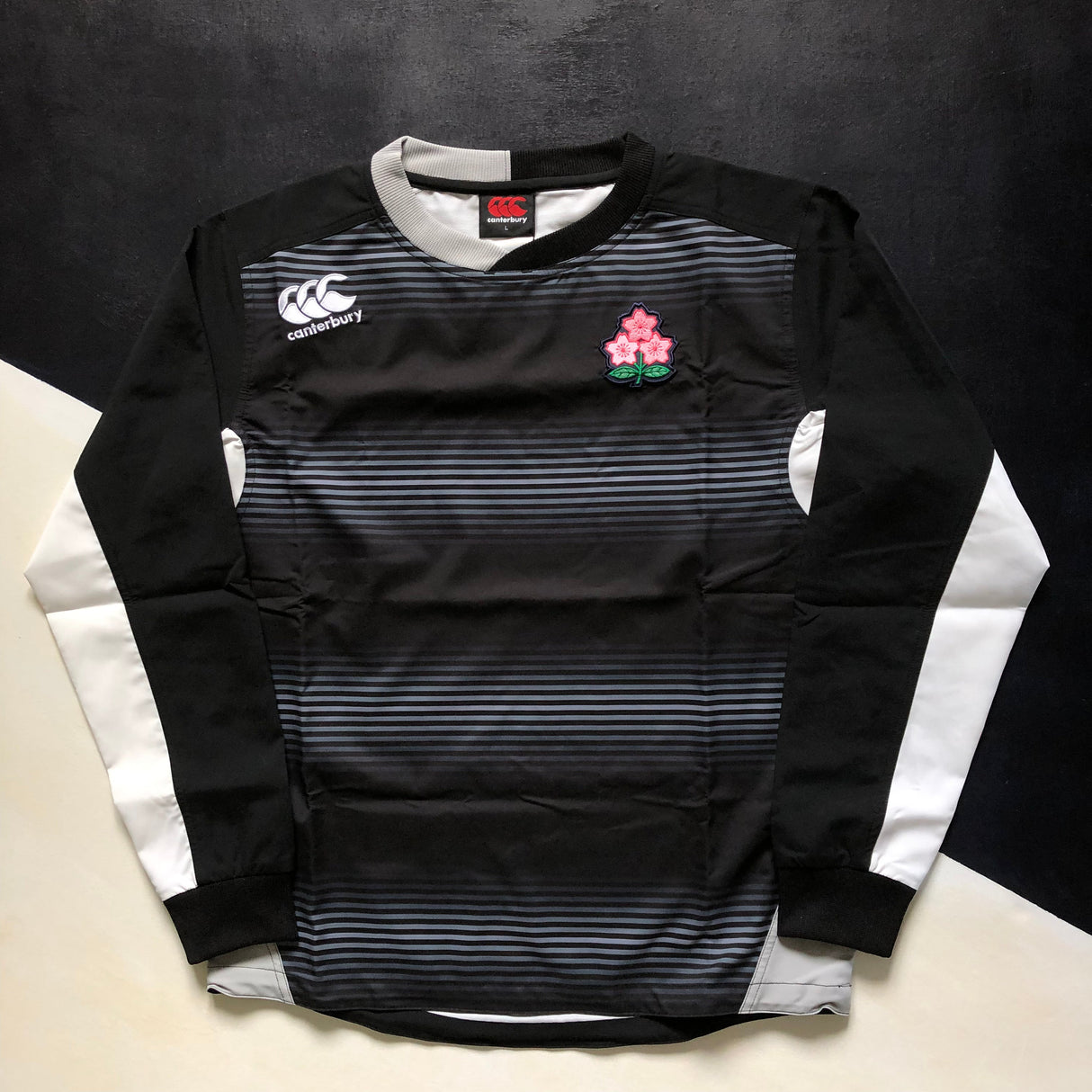 Japan National Rugby Team Training Pullover (Grey) Underdog Rugby - The Tier 2 Rugby Shop 