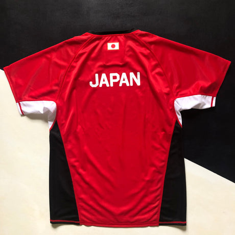 Japan National Rugby Team Training Tee (Red) Underdog Rugby - The Tier 2 Rugby Shop 