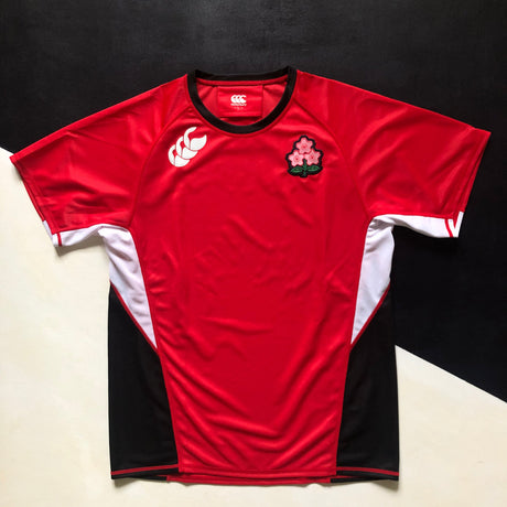 Japan National Rugby Team Training Tee (Red) Underdog Rugby - The Tier 2 Rugby Shop 