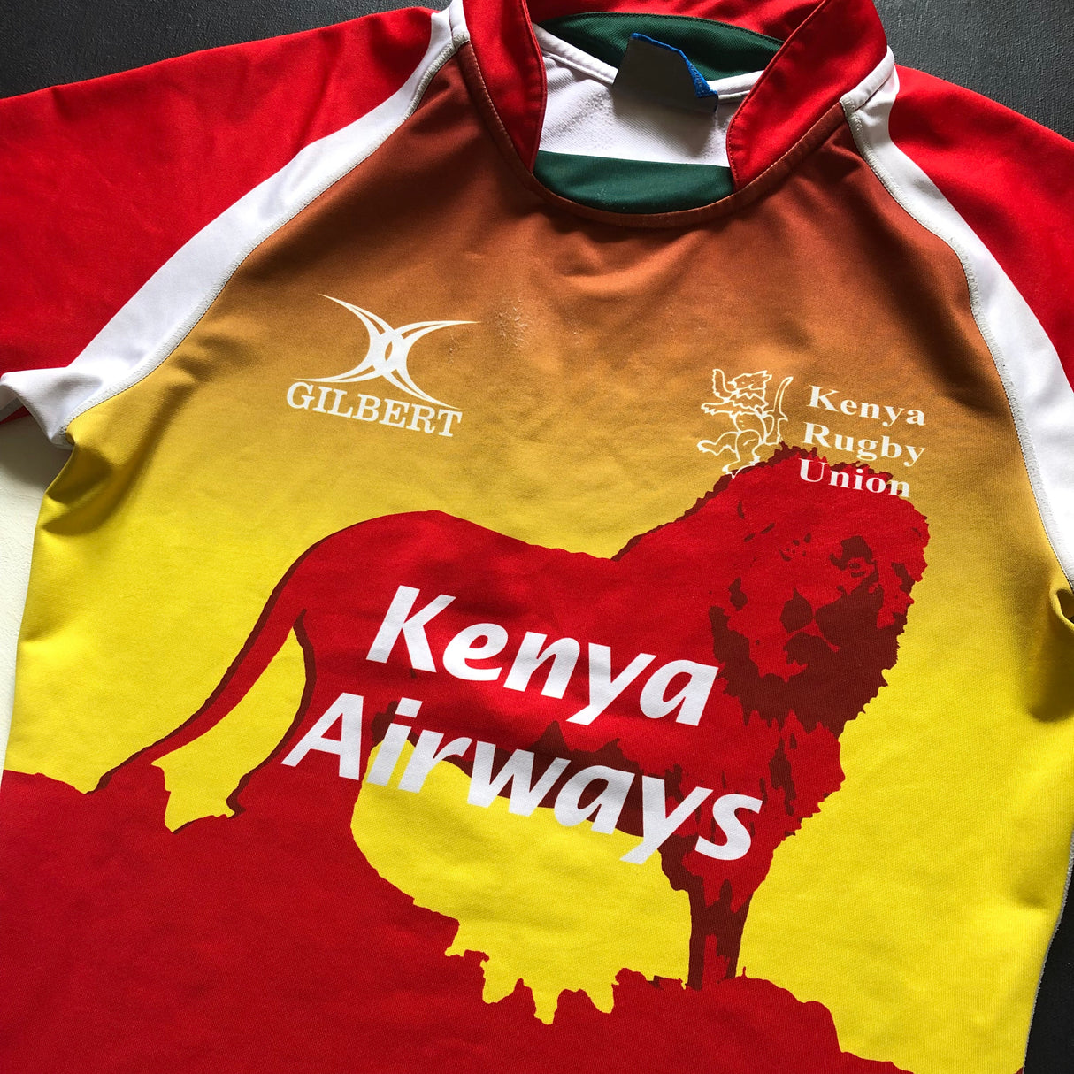 Kenya National Rugby Sevens Team Jersey 2012 Small Underdog Rugby - The Tier 2 Rugby Shop 