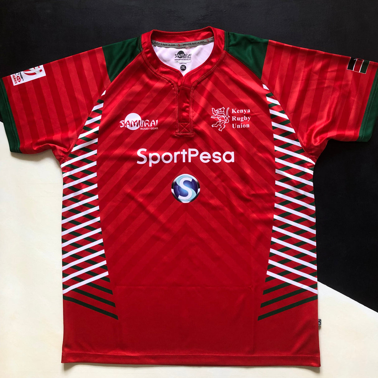 Kenya National Rugby Sevens Team Jersey 2016 2XL Underdog Rugby - The Tier 2 Rugby Shop 