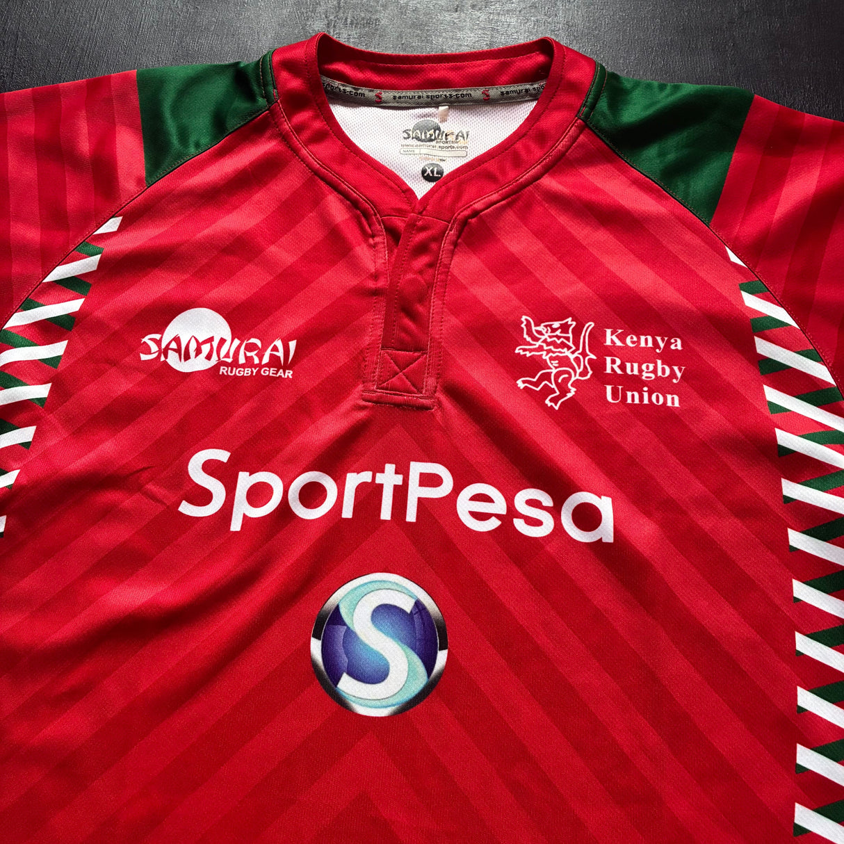 Kenya National Rugby Sevens Team Jersey 2016 XL Underdog Rugby - The Tier 2 Rugby Shop 