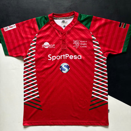 Kenya National Rugby Sevens Team Jersey 2016 XL Underdog Rugby - The Tier 2 Rugby Shop 