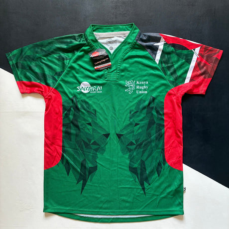 Kenya National Rugby Sevens Team Jersey 2018/19 Away Large BNWT Underdog Rugby - The Tier 2 Rugby Shop 