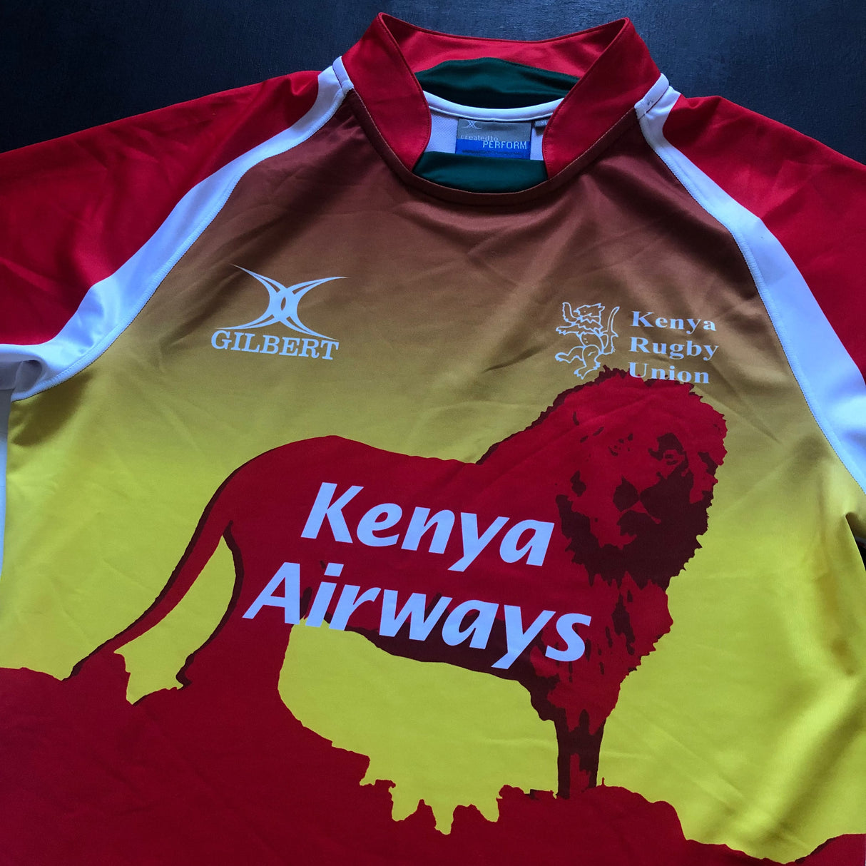 Kenya National Rugby Team Jersey 2012 Player Issue XL Underdog Rugby - The Tier 2 Rugby Shop 