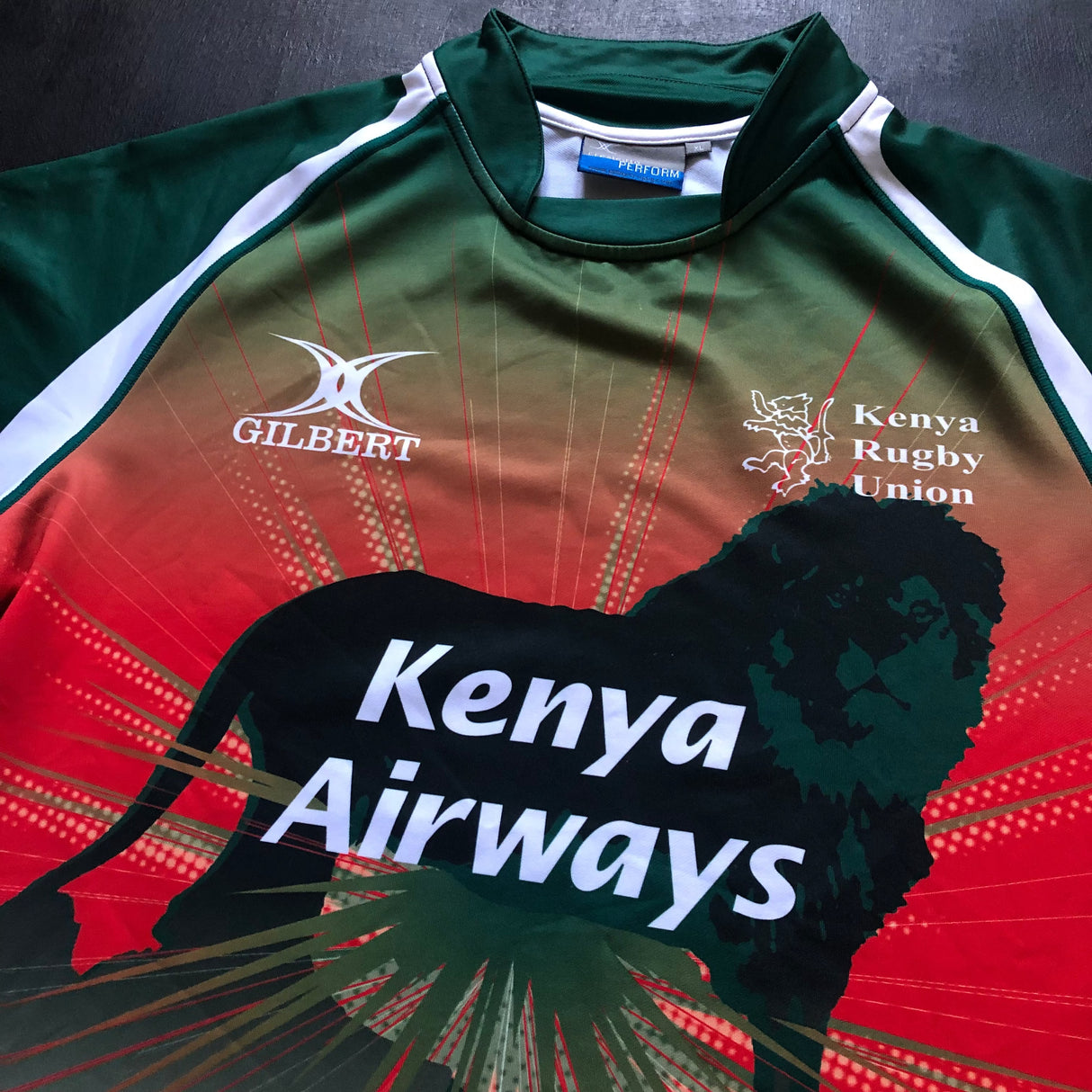 Kenya National Rugby Team Jersey 2012 XL Underdog Rugby - The Tier 2 Rugby Shop 