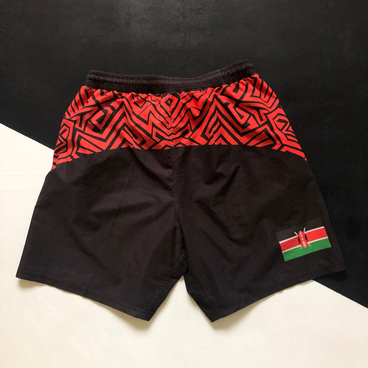 Kenya National Rugby Team Training Shorts Large Underdog Rugby - The Tier 2 Rugby Shop 