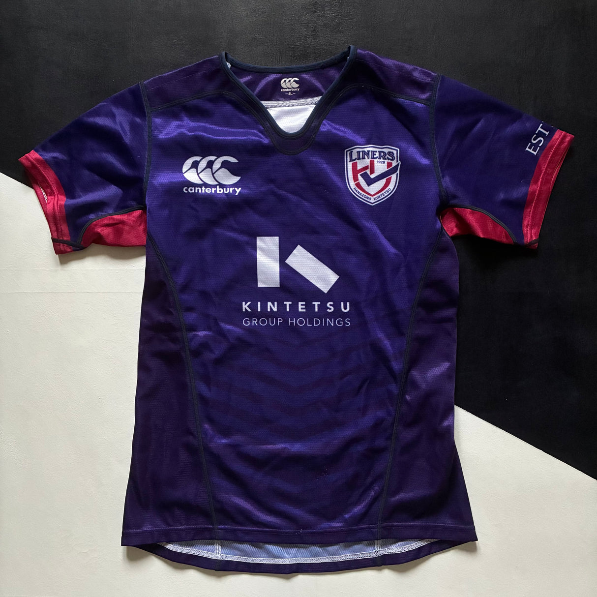 Kintetsu Liners Rugby Team Training Jersey 2025 4L Underdog Rugby - The Tier 2 Rugby Shop 