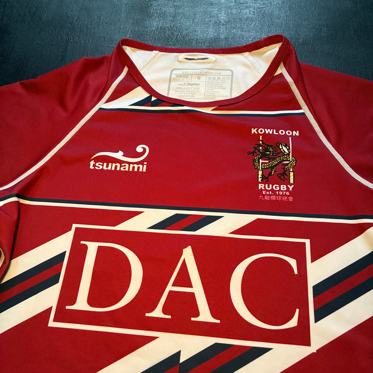 Kowloon Rugby Team Jersey 2021 Player Issue Small Underdog Rugby - The Tier 2 Rugby Shop 