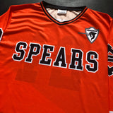 Kubota Spears Rugby Team Ice Hockey Style Fan Jersey One Size Underdog Rugby - The Tier 2 Rugby Shop 
