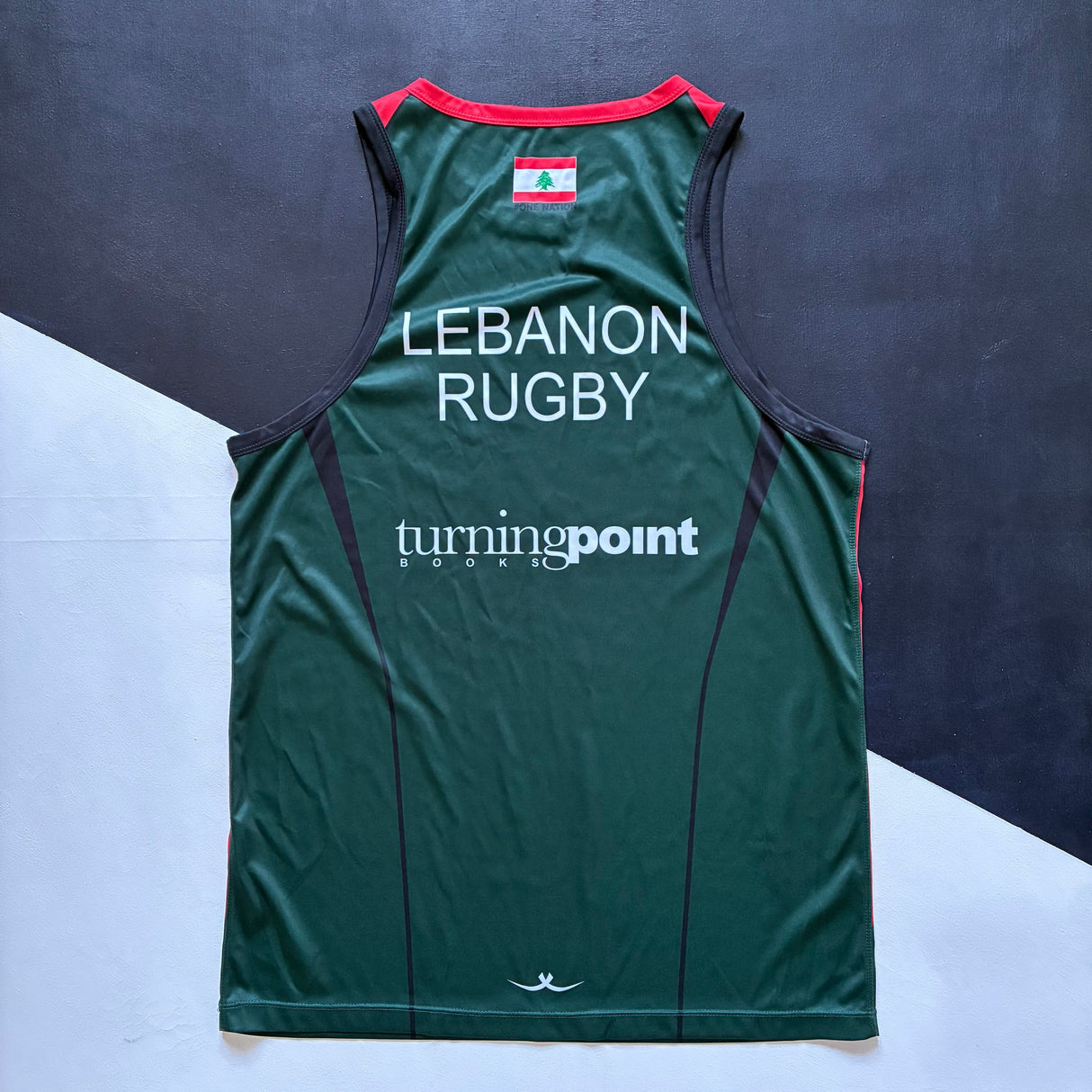 Lebanon National Rugby Team Training Vest Medium Underdog Rugby - The Tier 2 Rugby Shop 