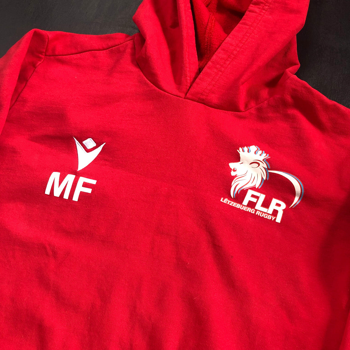 Luxembourg National Rugby Team Hoodie XL Underdog Rugby - The Tier 2 Rugby Shop 