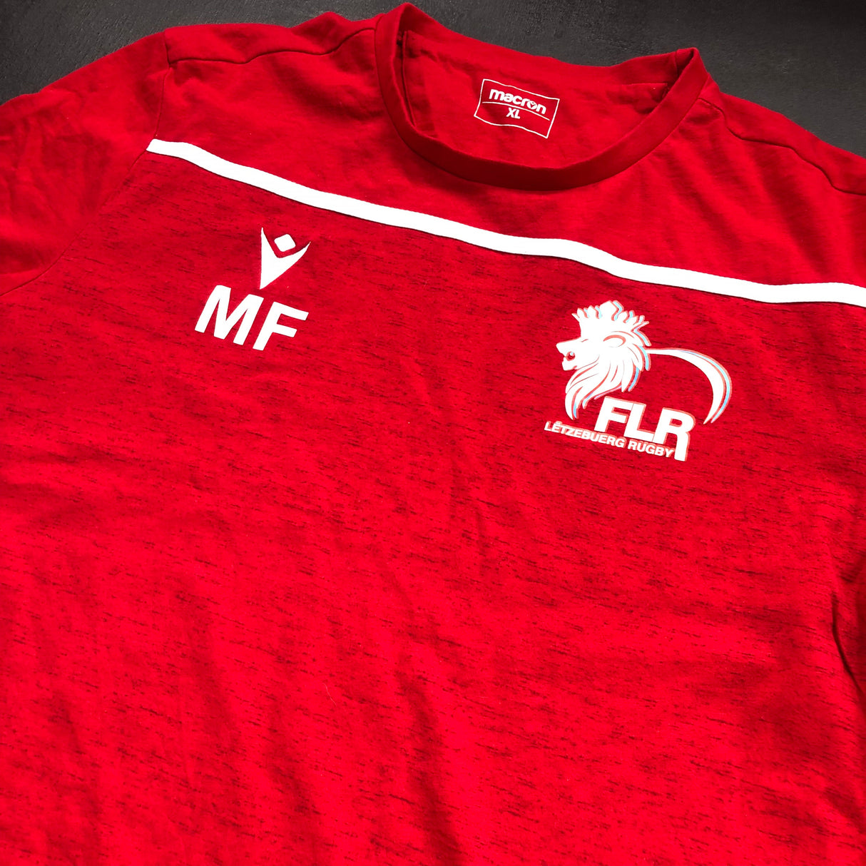 Luxembourg National Rugby Team Tee XL Underdog Rugby - The Tier 2 Rugby Shop 