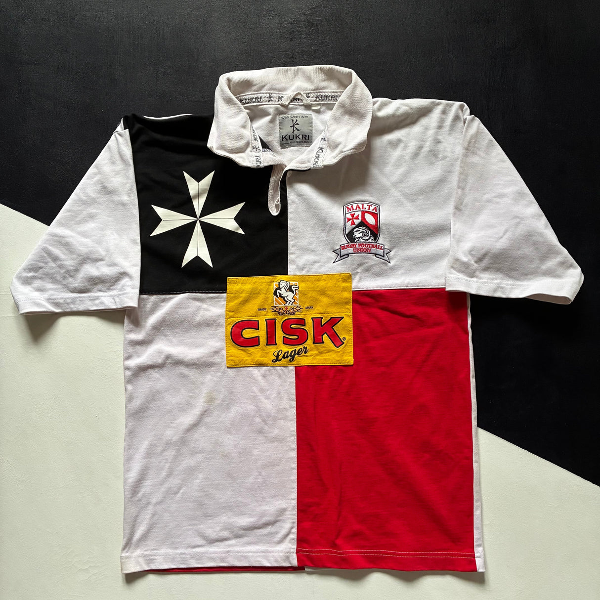 Malta National Rugby Team Jersey 2002/2004 Large Underdog Rugby - The Tier 2 Rugby Shop 