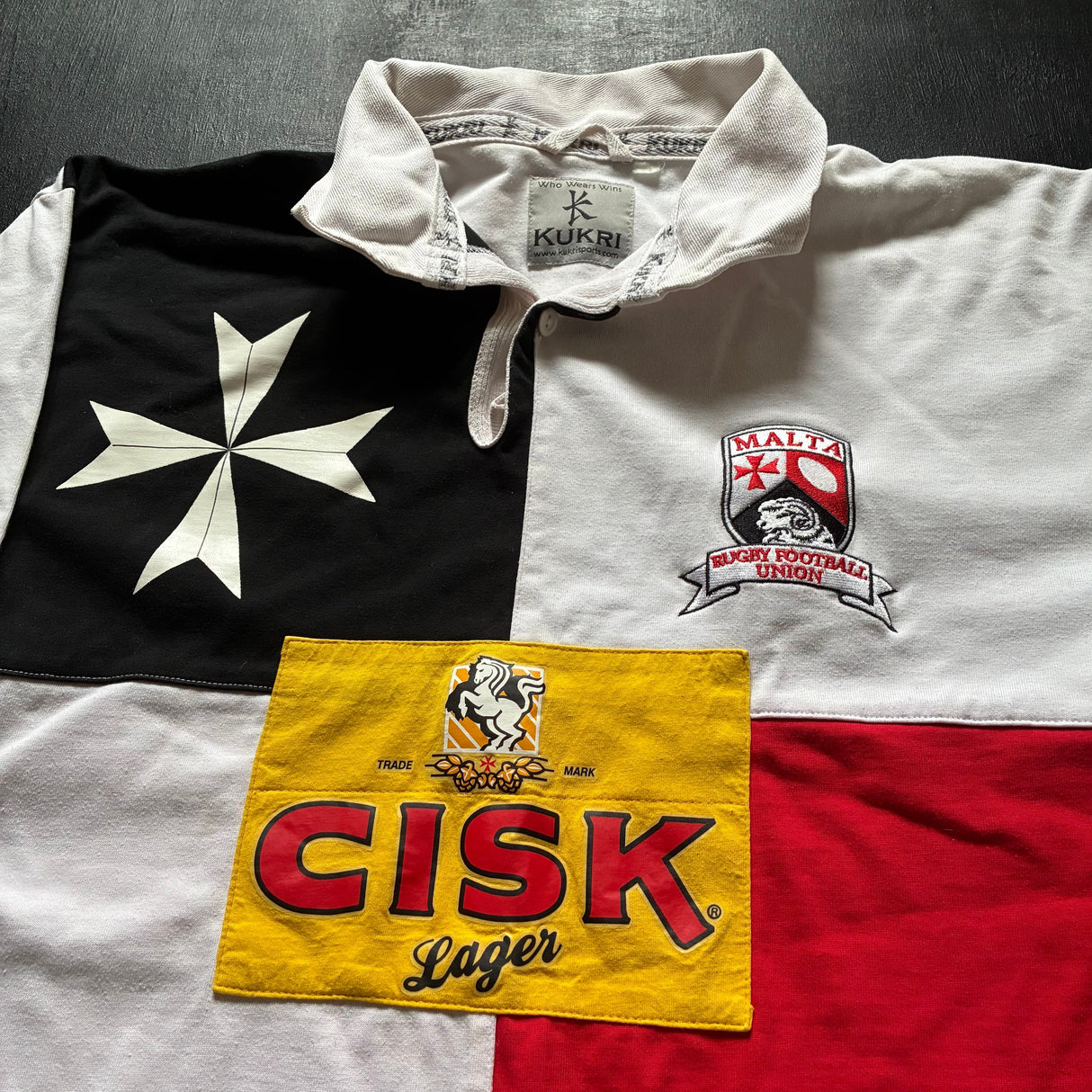 Malta National Rugby Team Jersey 2002/2004 Large Underdog Rugby - The Tier 2 Rugby Shop 