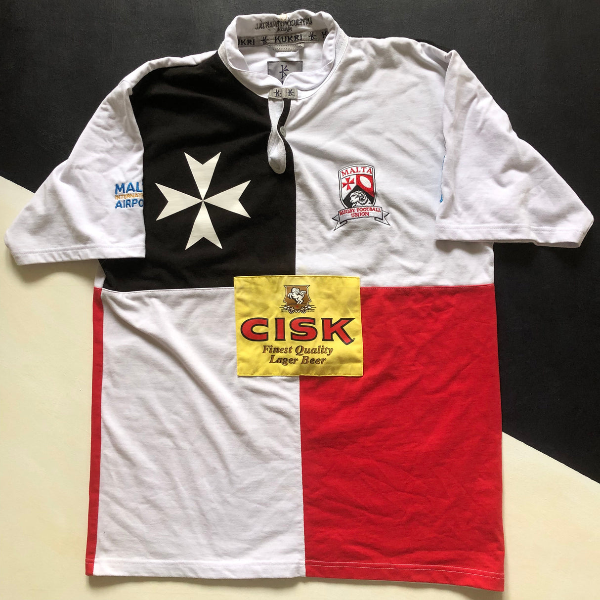 Malta National Rugby Team Jersey 2010 Player Issue XL Underdog Rugby - The Tier 2 Rugby Shop 